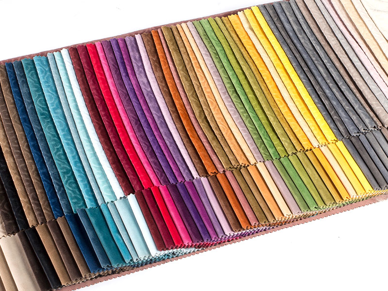 Kain beludru timbul yang dicelup tinggi untuk desain interior