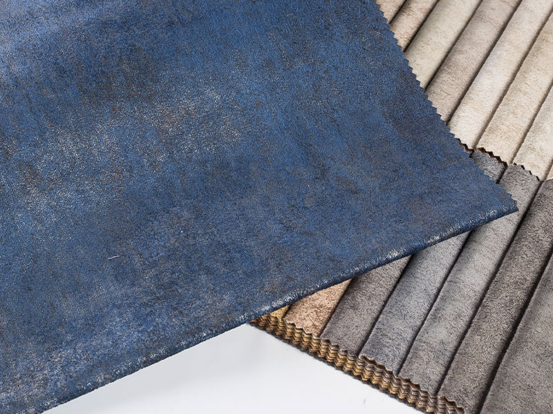 Kain beludru laminasi yang diwarnai premium