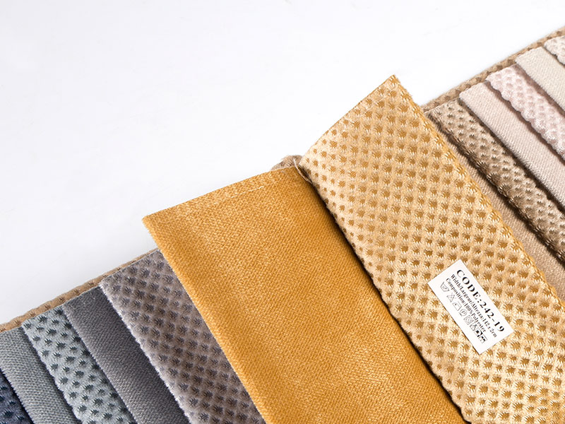 Kain bulu jacquard mewah untuk dekorasi rumah