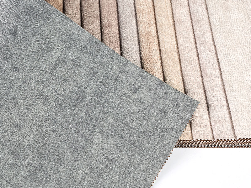 Kain beludru laminasi emboss laminasi yang indah - ideal untuk dekorasi mode dan rumah