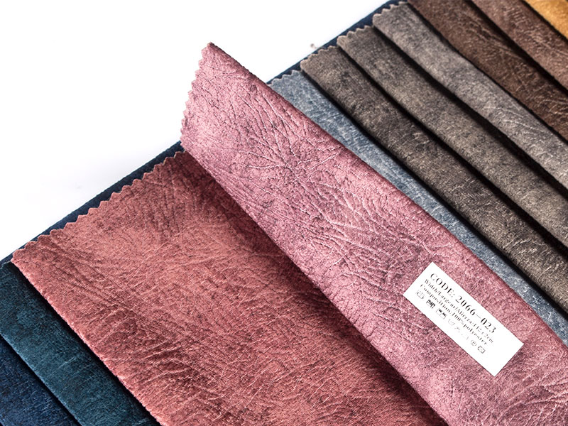 Kain beludru laminasi emboss yang elegan - tingkatkan ruang interior Anda