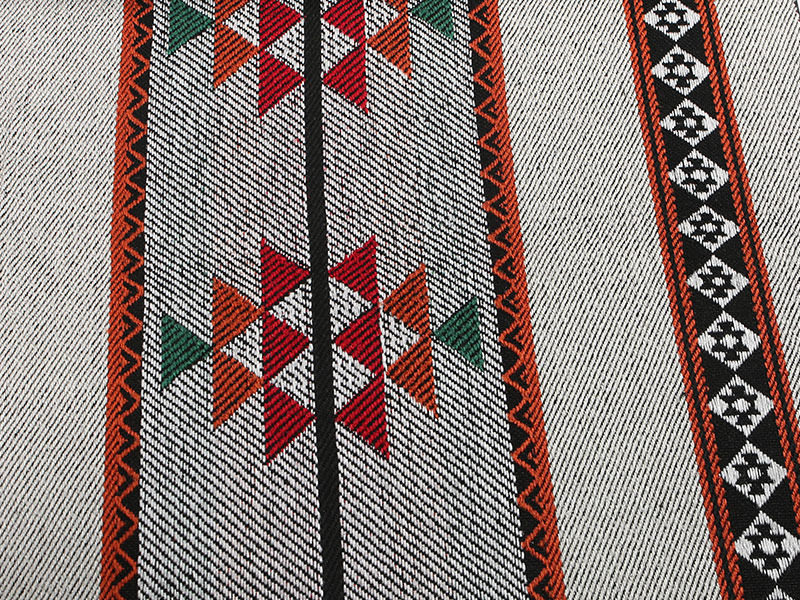 Kain tenda anyaman warna rajutan bernapas