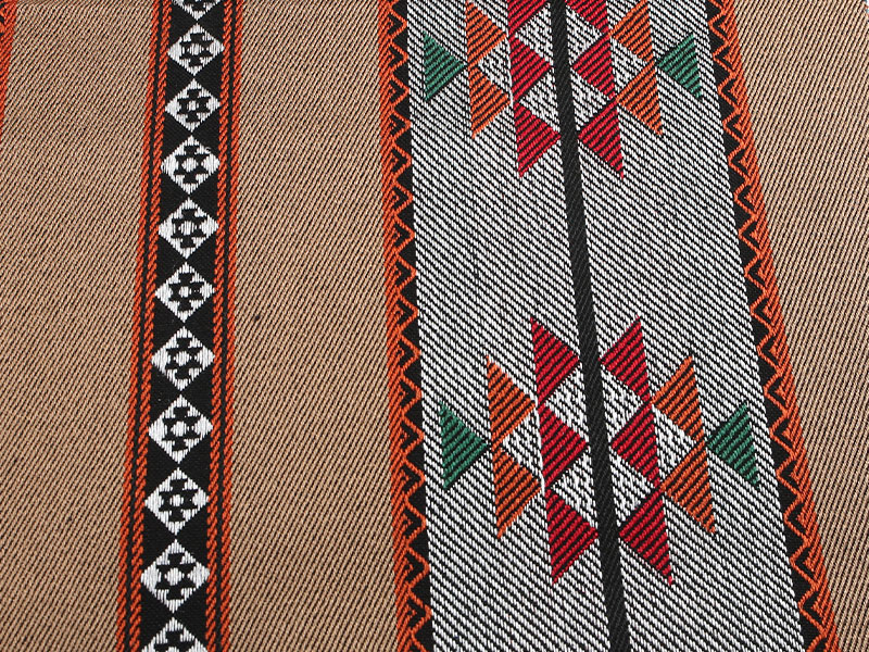 Kain tenda anyaman warna rajutan bernapas