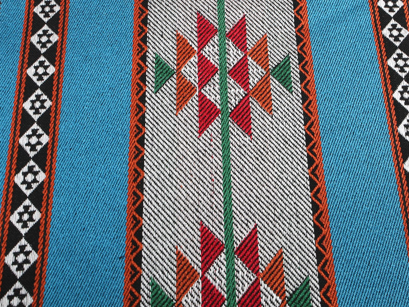 Kain tenda anyaman warna rajutan bernapas