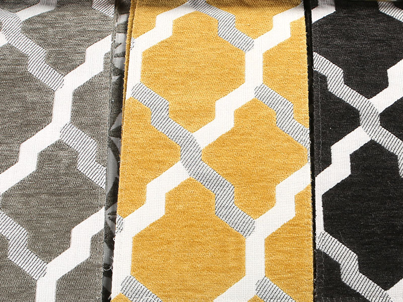 Pola bunga jacquard chenille tirai sofa kain pelapis mdn975