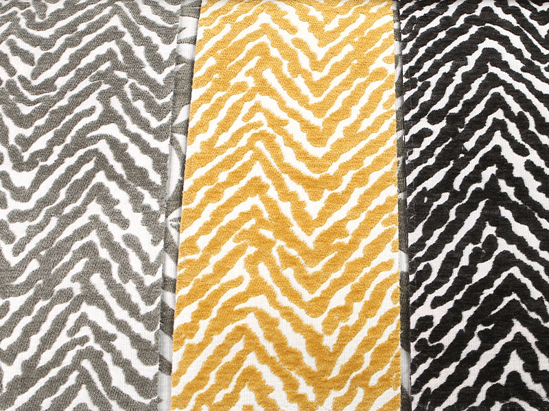 Pola bunga jacquard chenille tirai sofa kain pelapis mdn975
