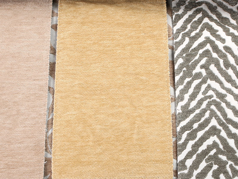Pola bunga jacquard chenille tirai sofa kain pelapis mdn975