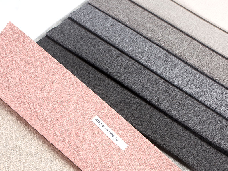 100% Polyester Soft Cationic Benang Imitasi Linen Fabric MDN-M2022