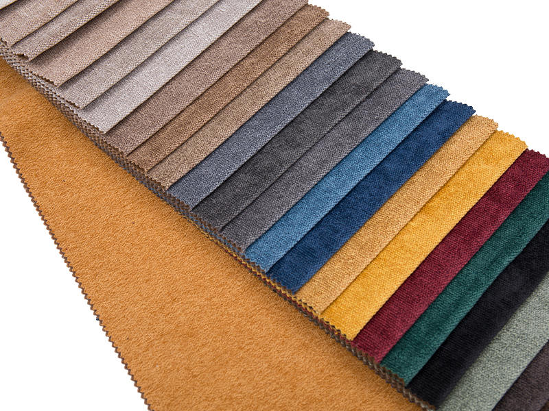 250 - 520GSM Kain pelapis warna chenille solid