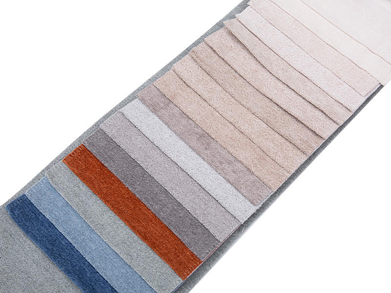 250 - 520GSM Kain pelapis warna chenille solid