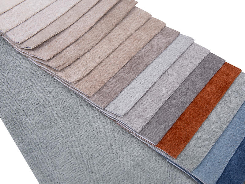 250 - 520GSM Kain pelapis warna chenille solid