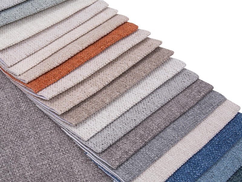 250 - 520GSM Kain pelapis warna chenille solid