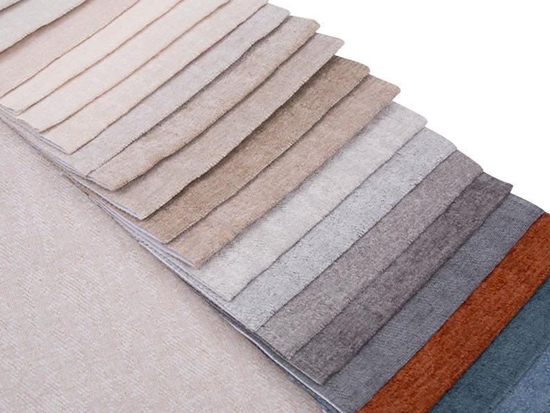 250 - 520GSM Kain pelapis warna chenille solid
