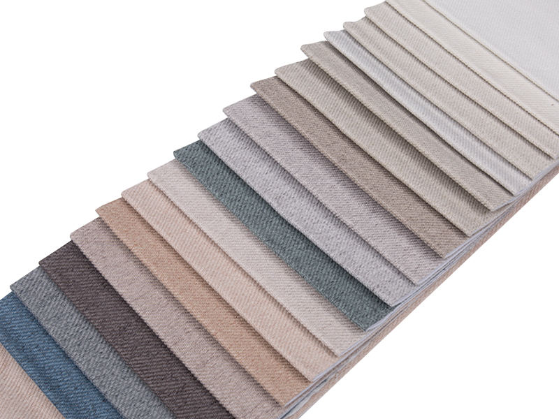 250 - 520GSM Kain pelapis warna chenille solid
