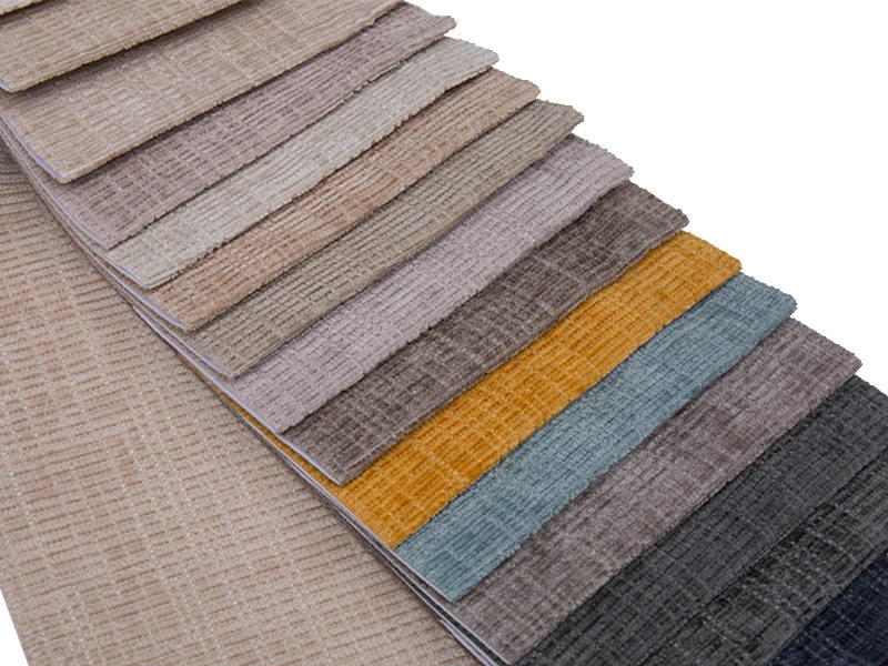 250 - 520GSM Kain pelapis warna chenille solid
