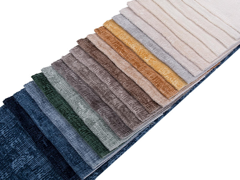 250 - 520GSM Kain pelapis warna chenille solid