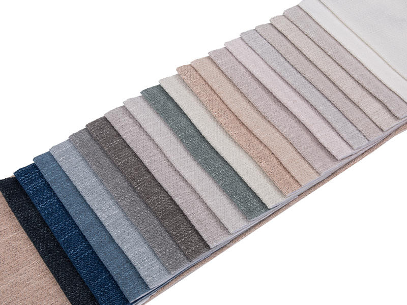250 - 520GSM Kain pelapis warna chenille solid