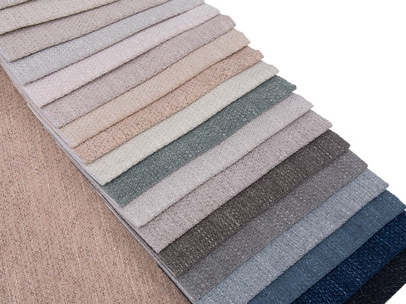 250 - 520GSM Kain pelapis warna chenille solid