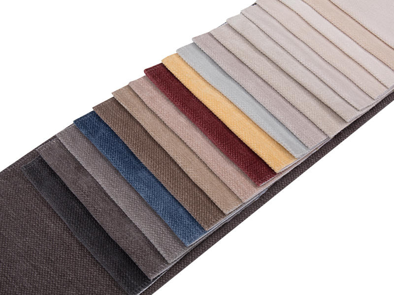 250 - 520GSM Kain pelapis warna chenille solid