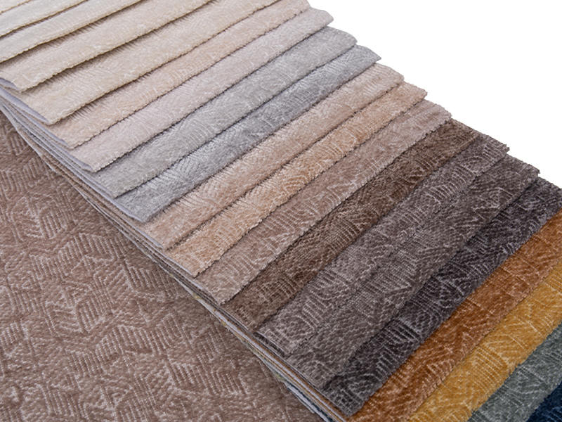250 - 520GSM Kain pelapis warna chenille solid