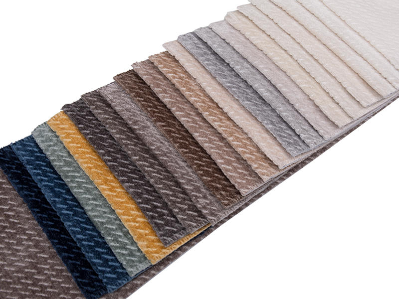 250 - 520GSM Kain pelapis warna chenille solid
