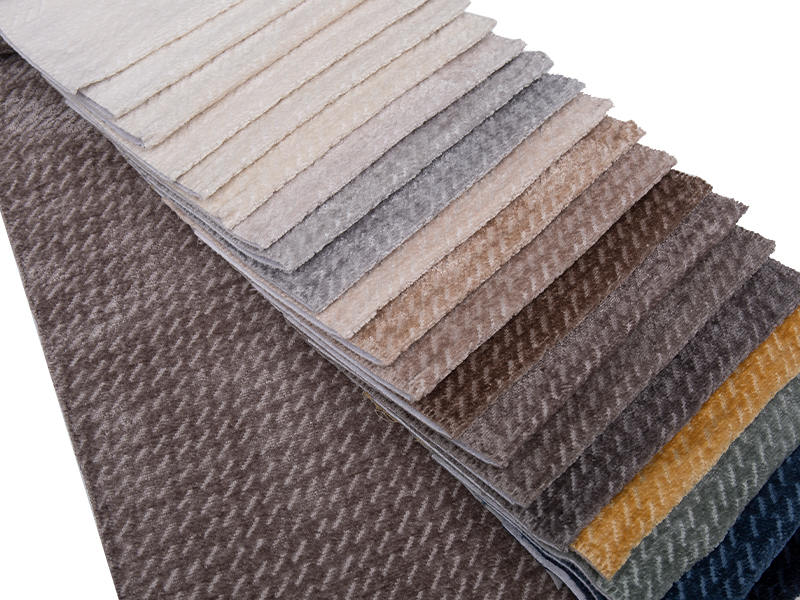 250 - 520GSM Kain pelapis warna chenille solid