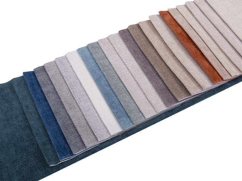 250 - 520GSM Kain pelapis warna chenille solid