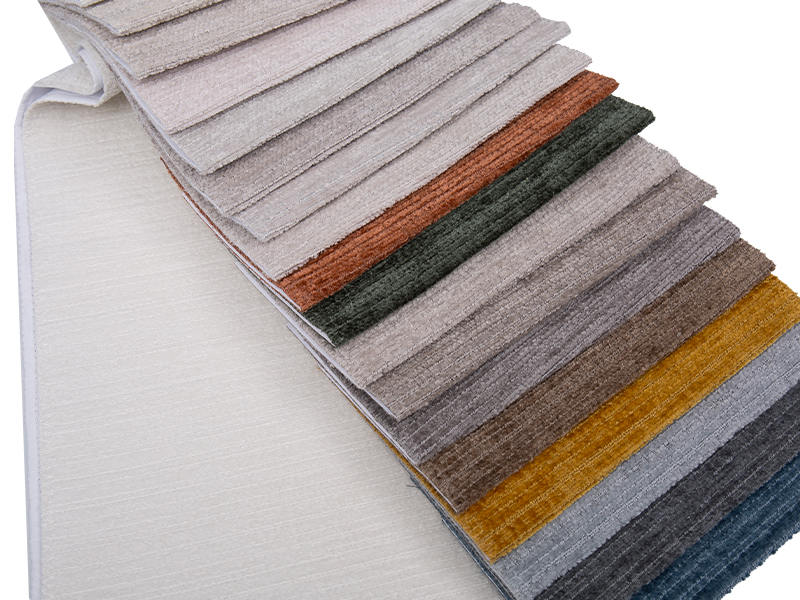 250 - 520GSM Kain pelapis warna chenille solid