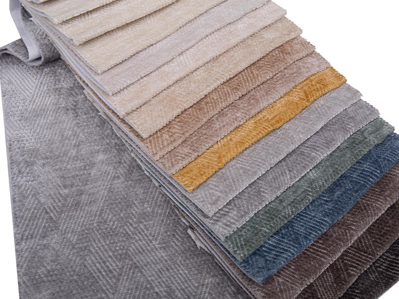 250 - 520GSM Kain pelapis warna chenille solid