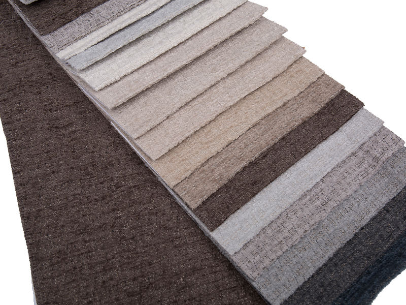 250 - 520GSM Kain pelapis warna chenille solid